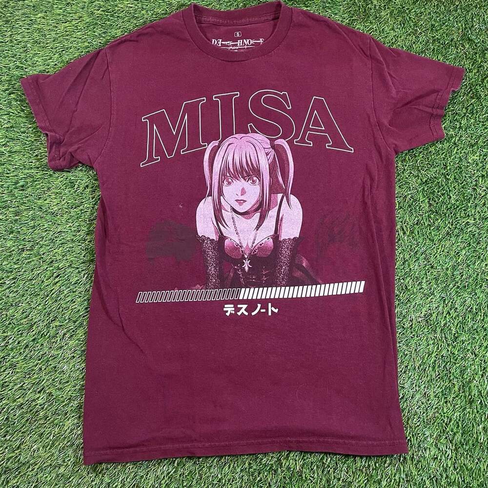 Death Note Misa Amane Graphic T-Shirt Maroon Size Small VIZ Media